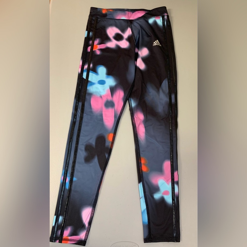adidas Kids Multicolor Floral Leggings
